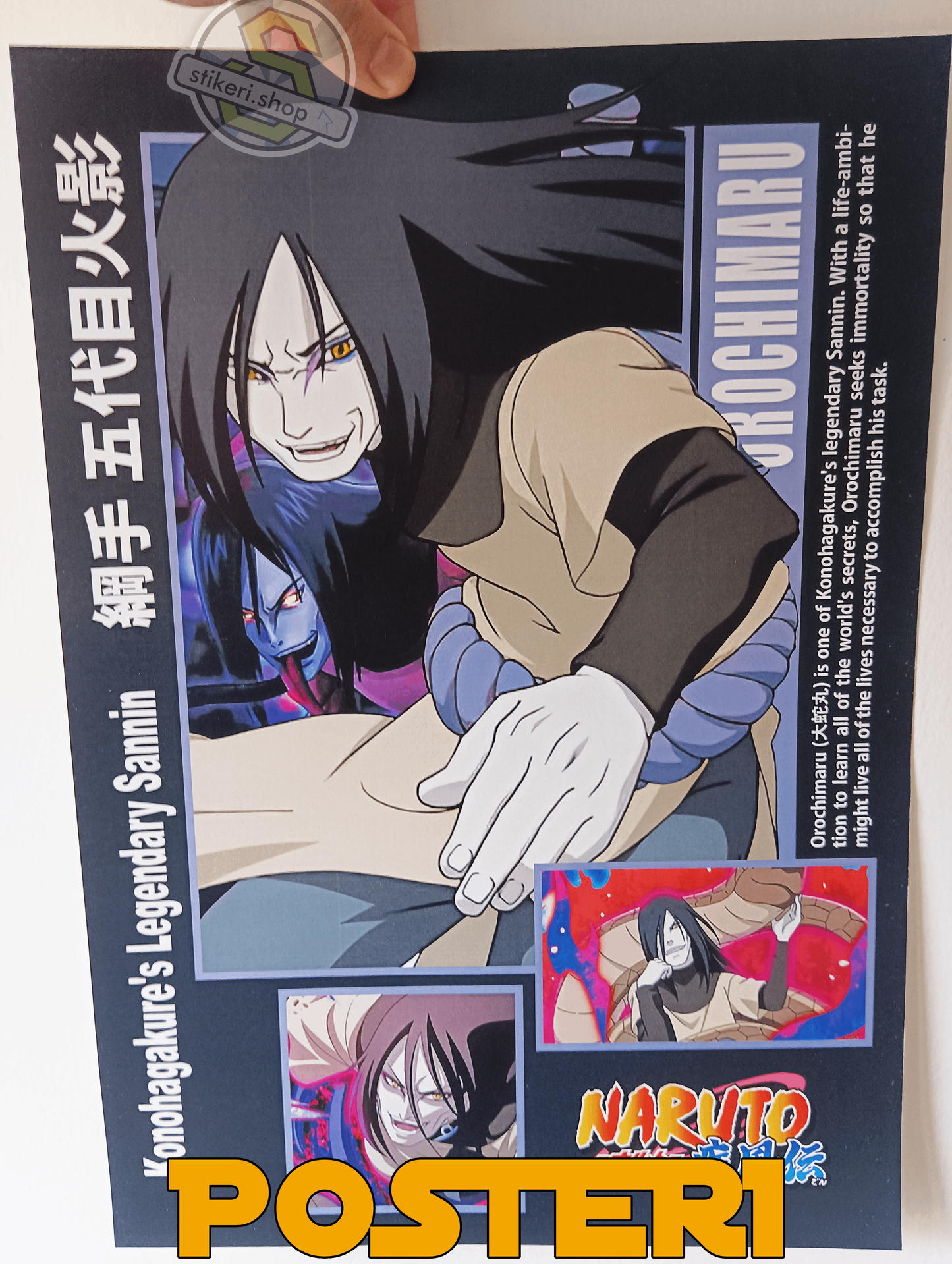 Orochimaru Naruto 30x40cm