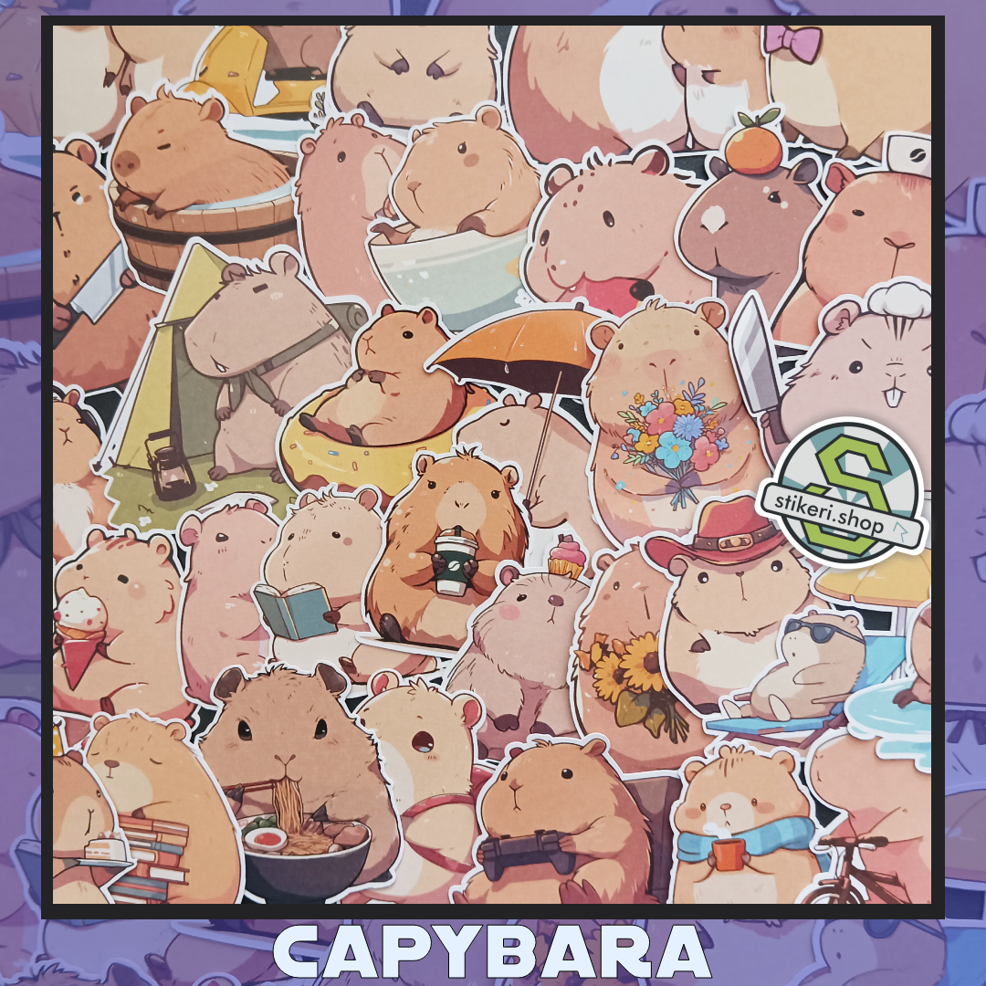 Capybara Stikeri