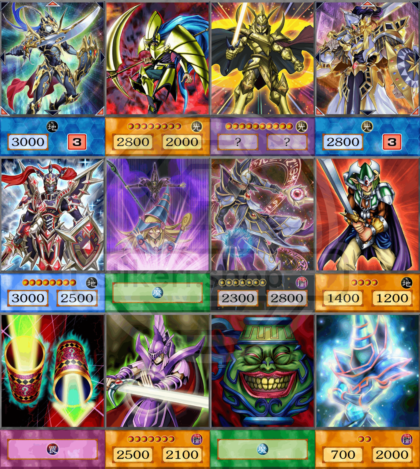Pharaoh Atem Anime Deck