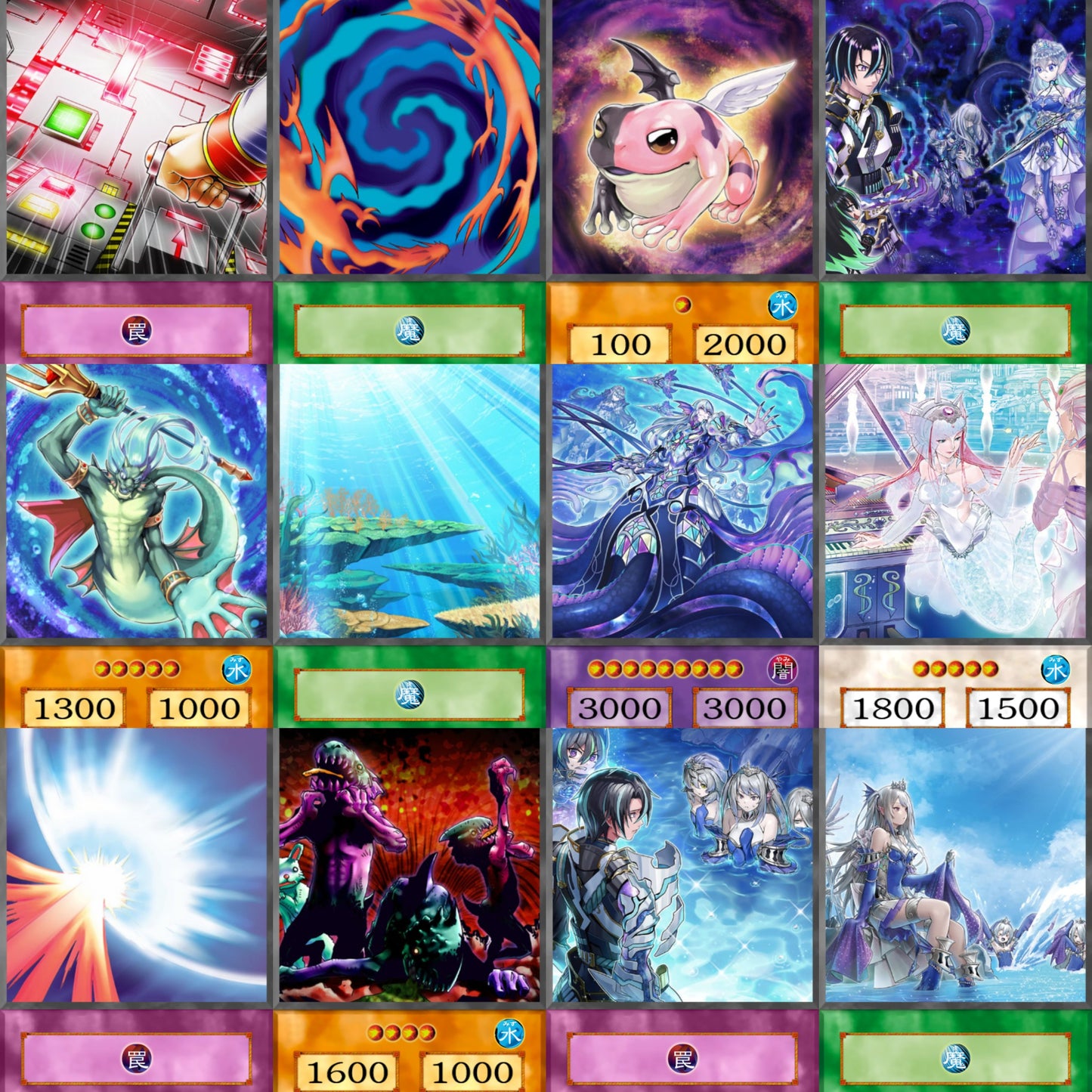 Frogs YU-GI-OH spil 54kom