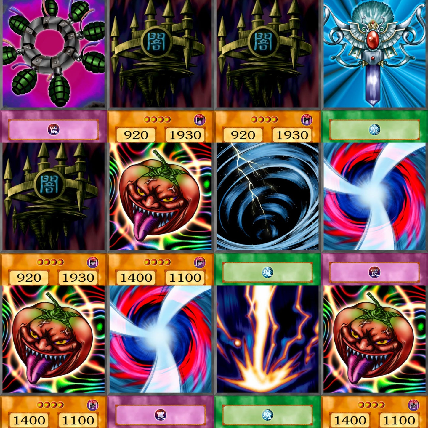 Panic Yamitsukai YU-GI-OH spil 40kom