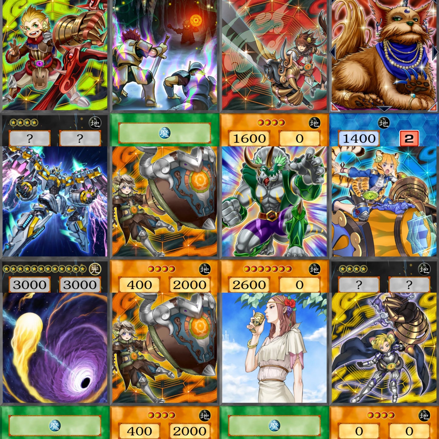 Zodiac YU-GI-OH spil 45kom