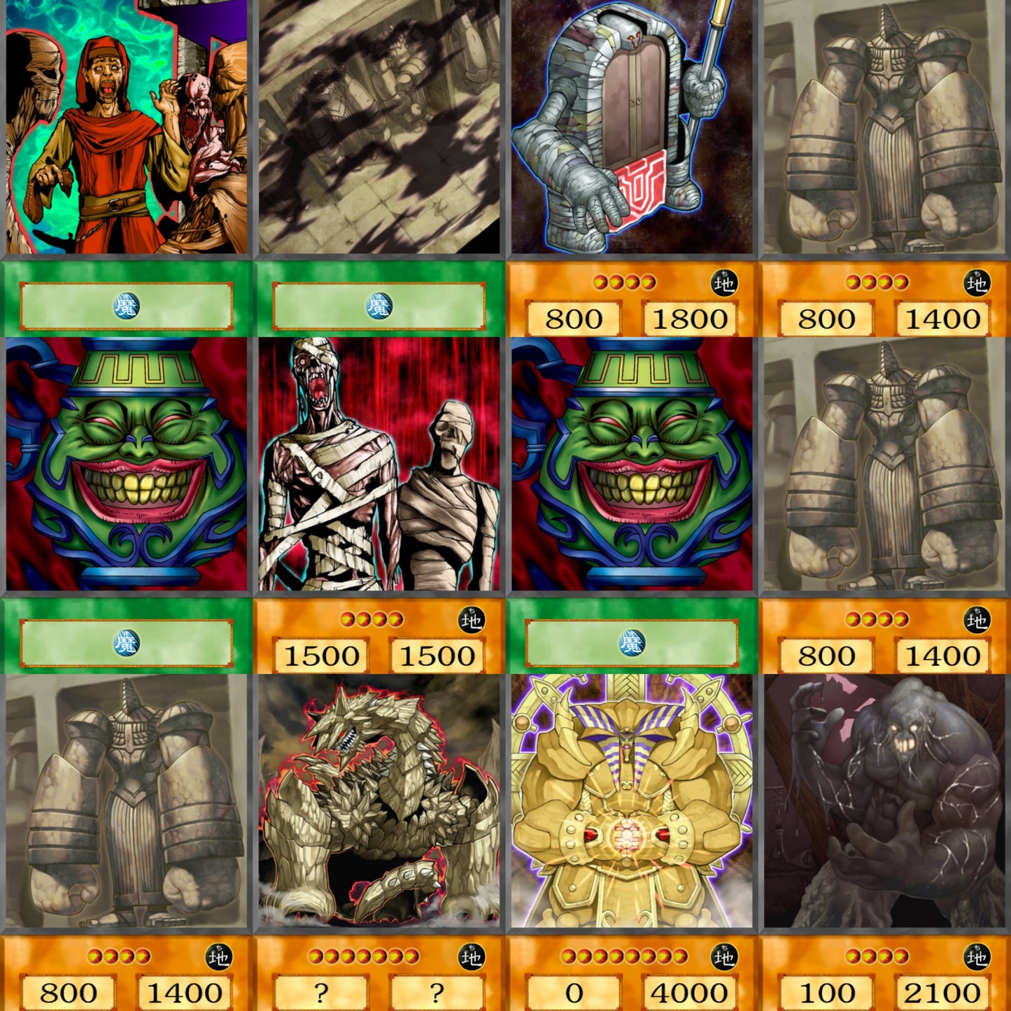 Apdnarg Otum YU-GI-OH spil 45kom