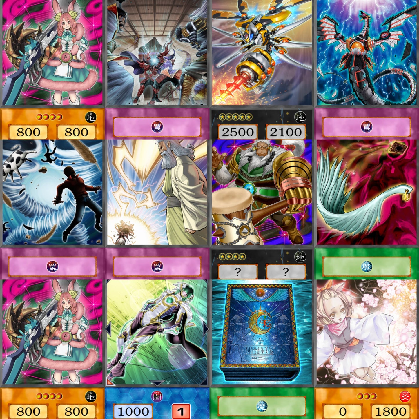 Zodiac YU-GI-OH spil 45kom