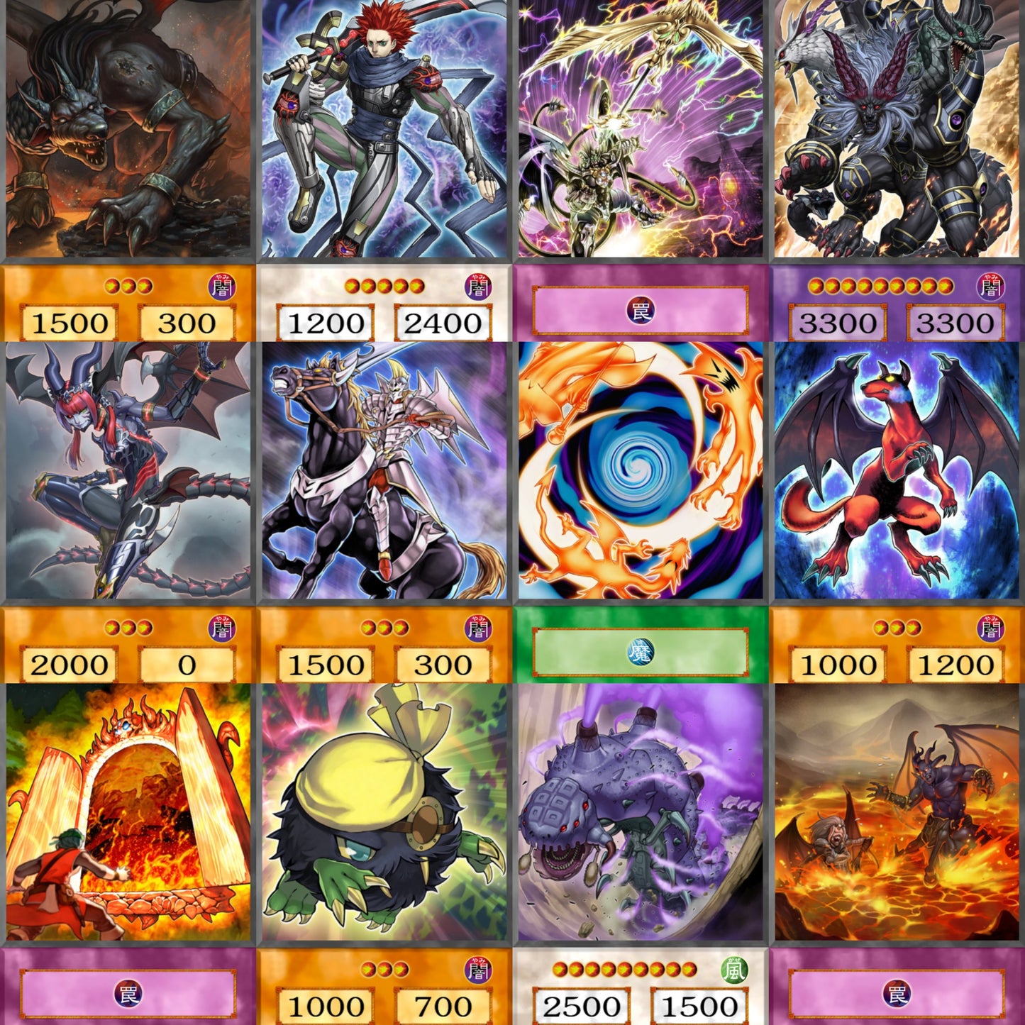 Burning Abyss YU-GI-OH spil 54kom