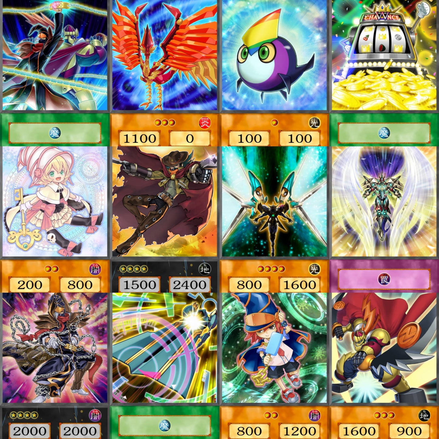 Yuma Tsukumo YU-GI-OH spil 63kom