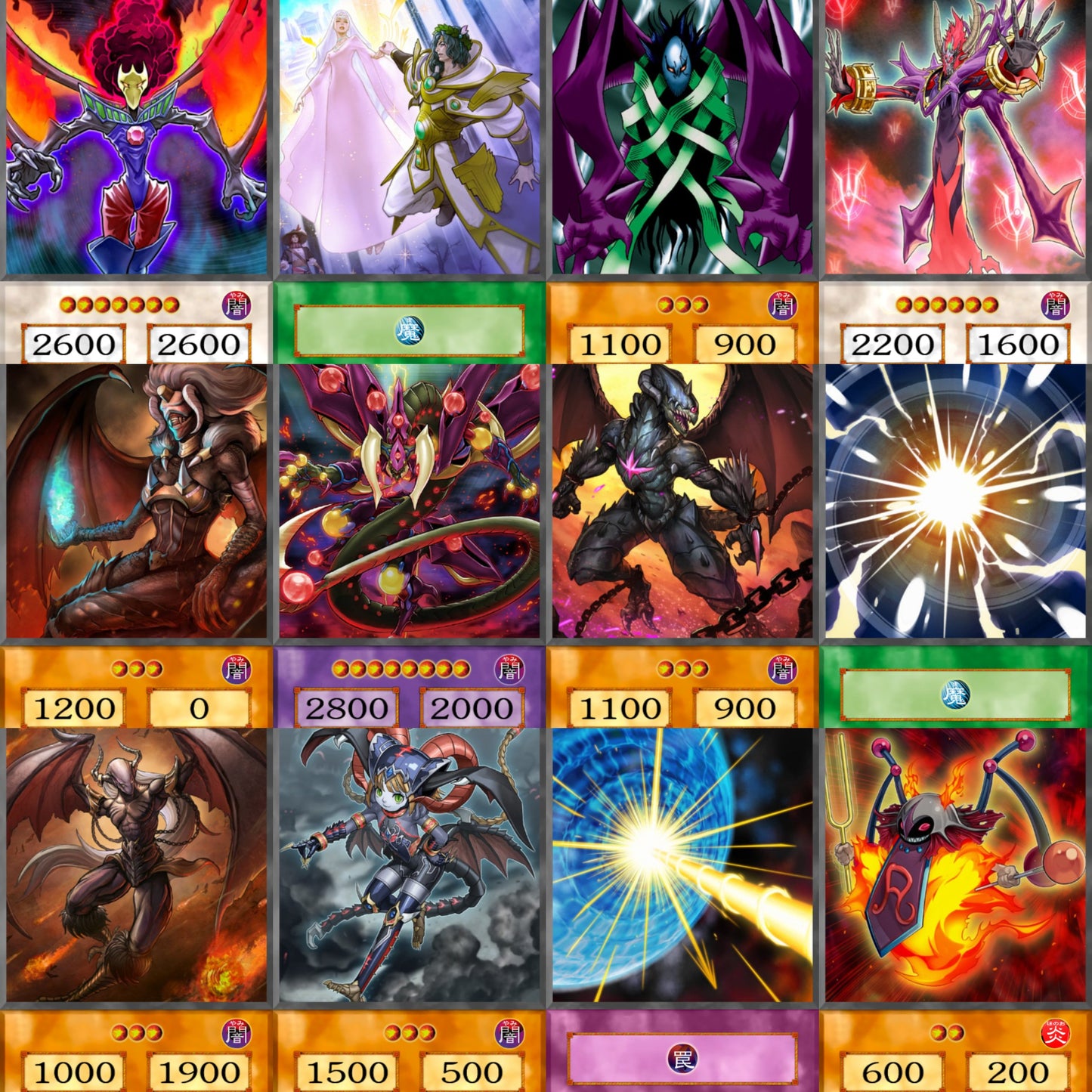 Burning Abyss YU-GI-OH spil 54kom