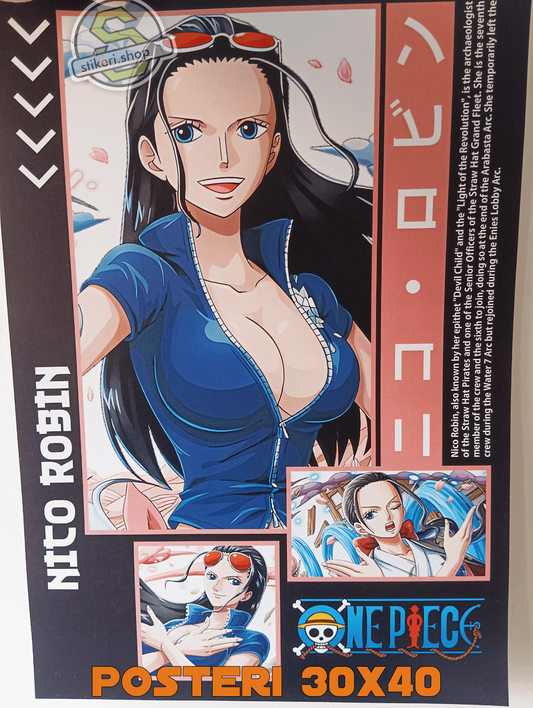 Nico One Piece Poster 30x40cm