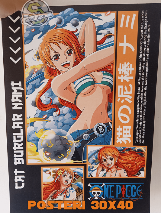 Nami One Piece Poster 30x40cm