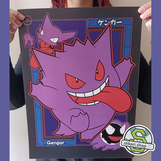 Gengar Pokemon Poster 30x40cm