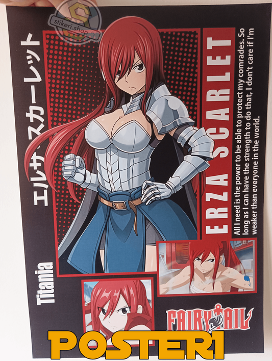 Erza Fairy Tail 30x40cm