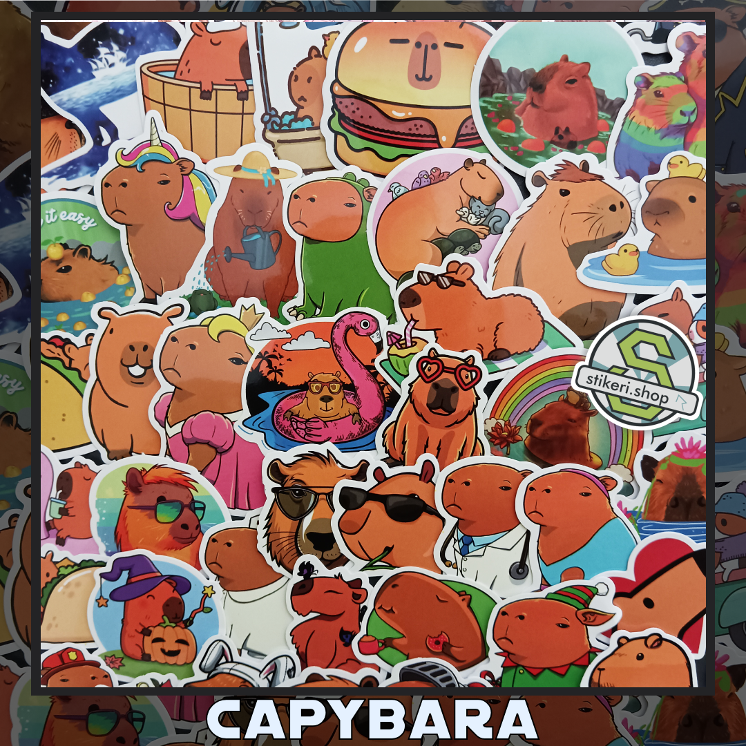 Capybara Stikeri