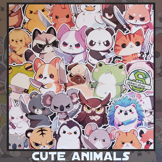 Cute Animals Stikeri 30kom