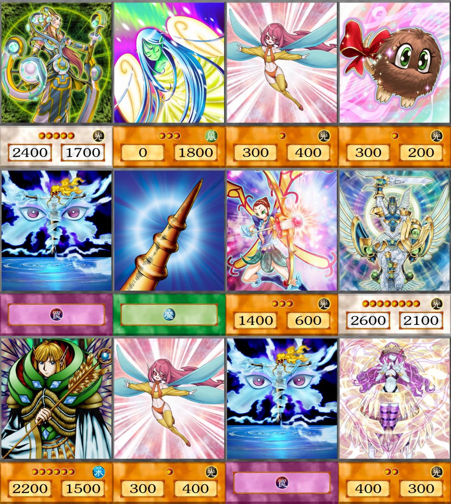 Luna Ruka YU-GI-OH spil 40kom