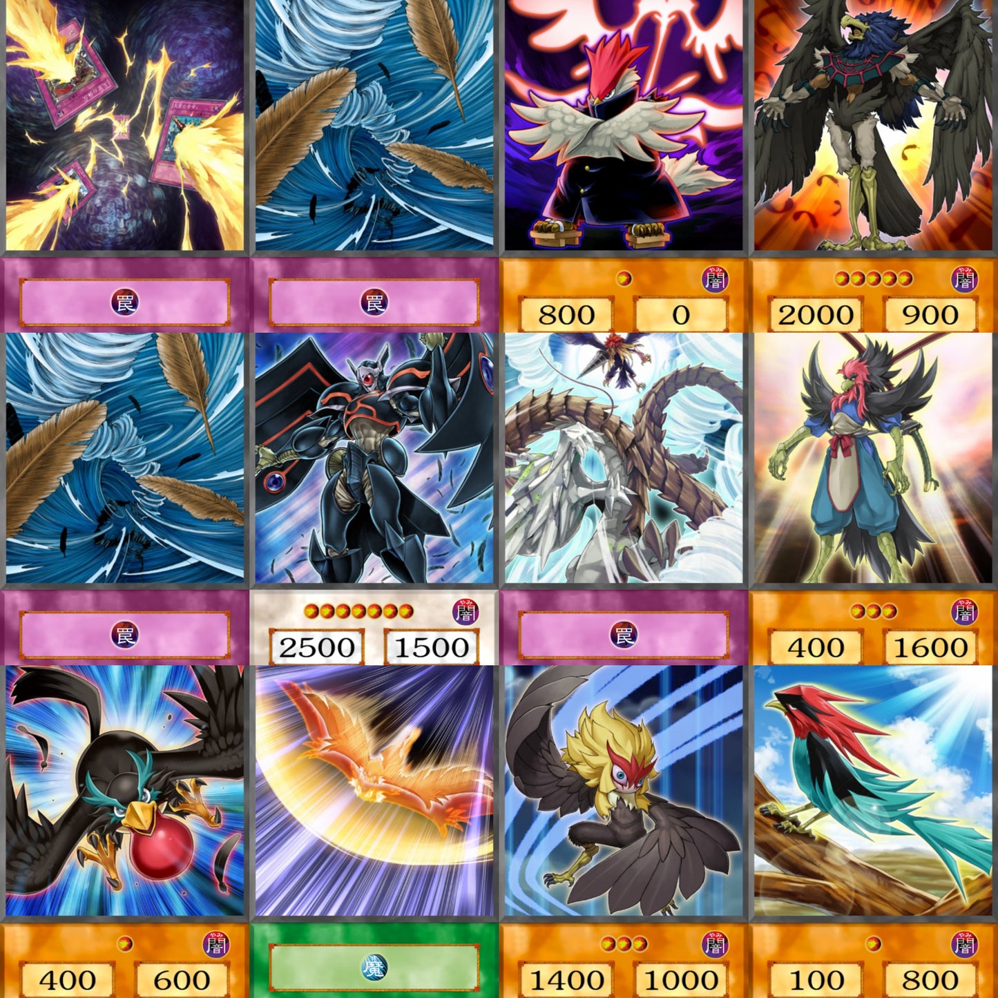 Crow Hogan YU-GI-OH spil 45kom