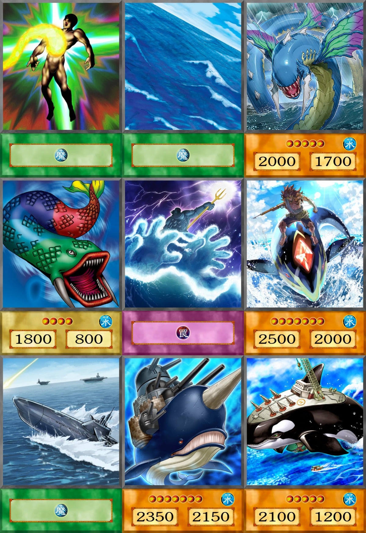 Mako Tsunami YU-GI-OH spil 45kom