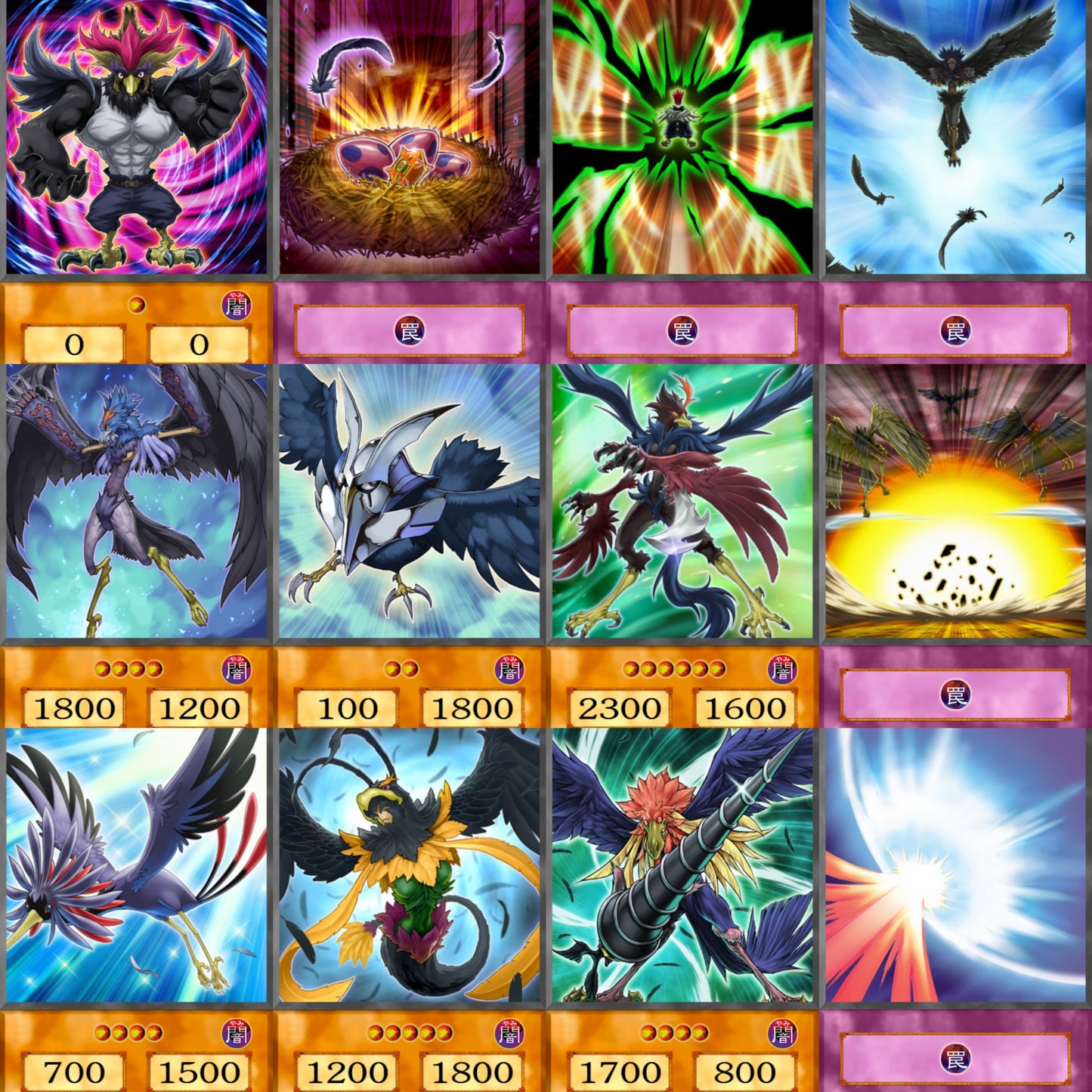 Crow Hogan YU-GI-OH spil 45kom
