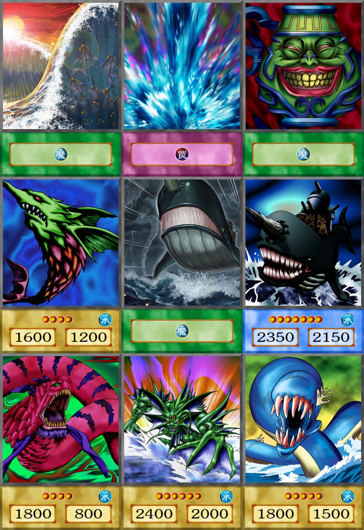 Mako Tsunami YU-GI-OH spil 45kom