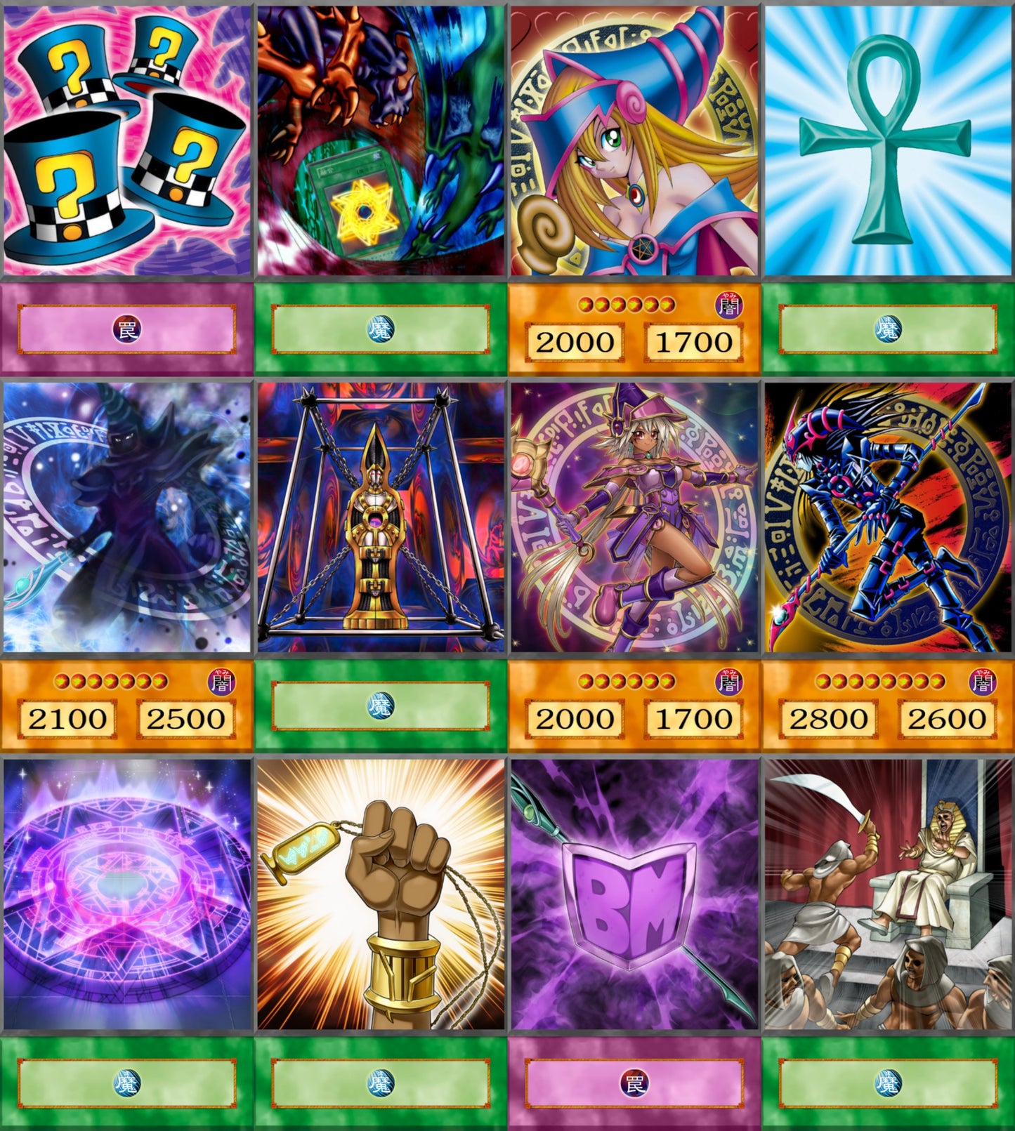 Pharaon Atem YU-GI-OH spil 63kom