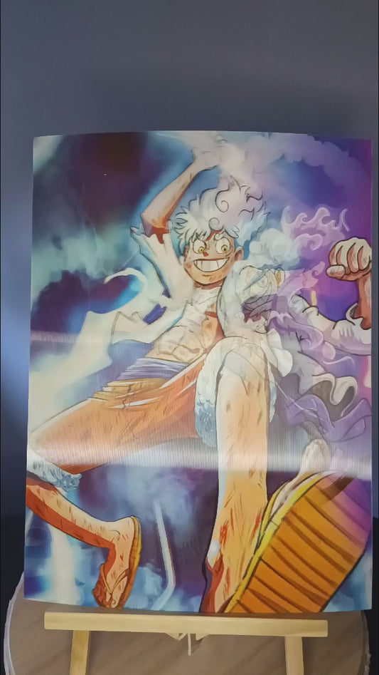 Gear 5 Luffy 3D Poster