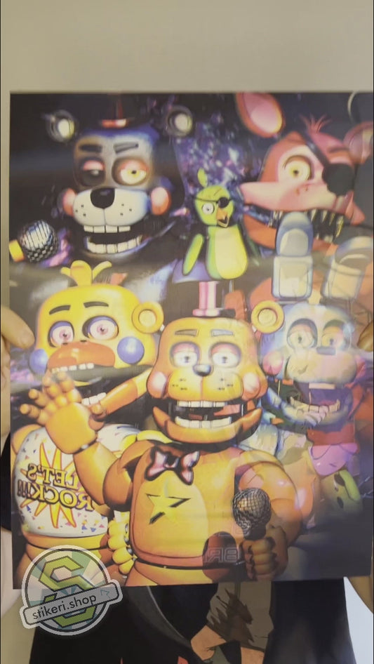 FIVE NIGHTS AT FREDDY'S 3D Poster