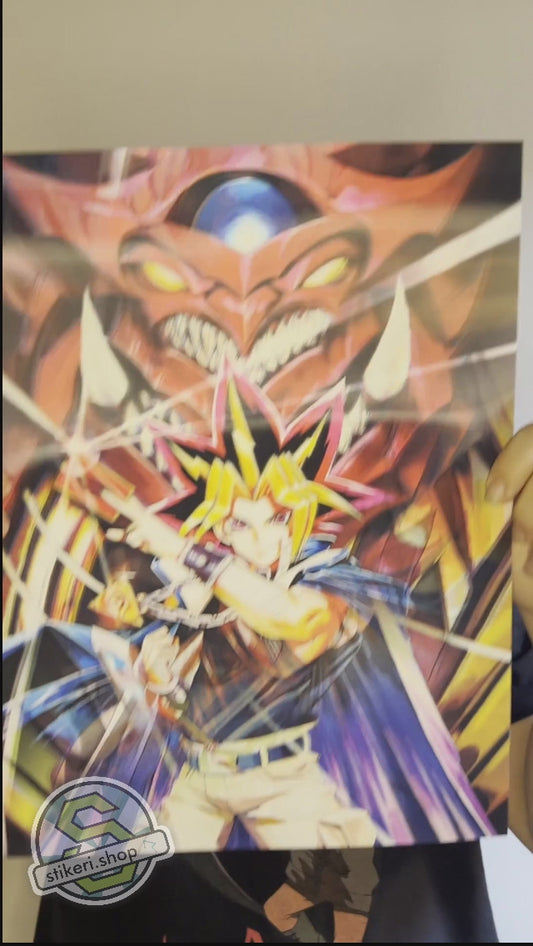 YUGIOH AND GODS 3D Poster