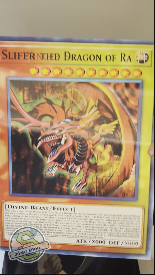 GOD CARDS YUGIOH 3D Poster